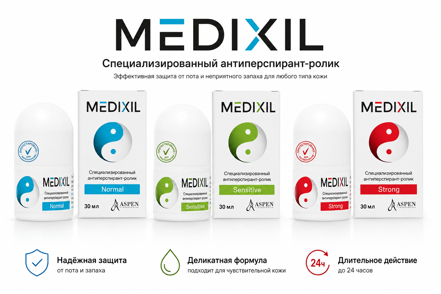 Линейка Medixil Roll-On